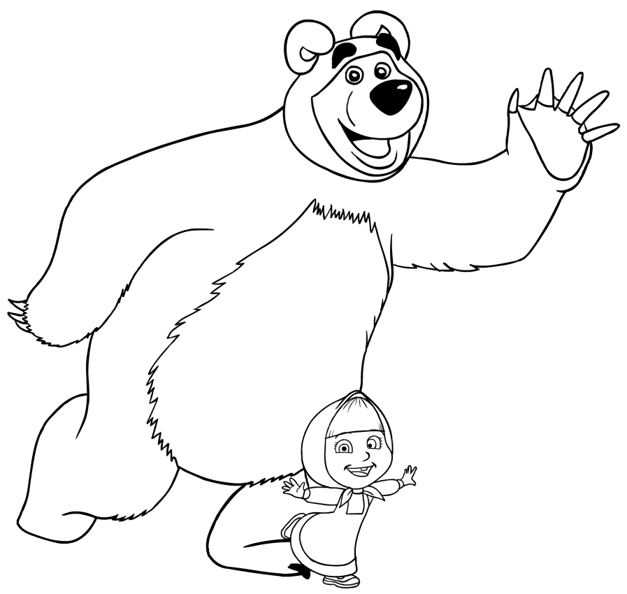 Niedźwiedź polarny kolorowanki